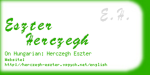 eszter herczegh business card